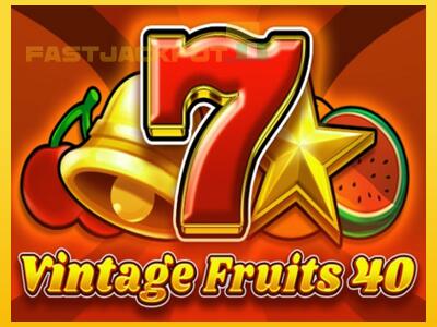 Hrací automat Vintage Fruits 40 so šancou vyhrať